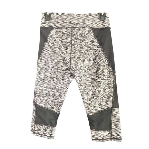 Calvin Klein Leggings Womens S Performance Quick Dry Crop White Black - Picture 2 of 2